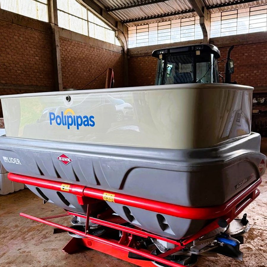 Sobrecaixa para Distribuidor de Fertilizantes Sólidos Polipipas