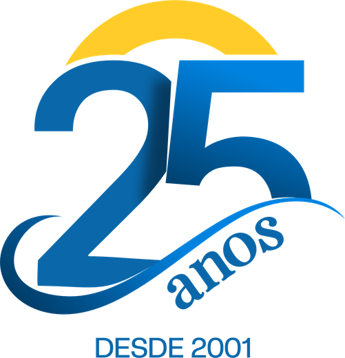 Selo de 25 anos da Polipipas — desde 2001